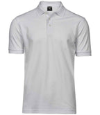 Tee Jays Luxury Stretch Piqué Polo Shirt | White