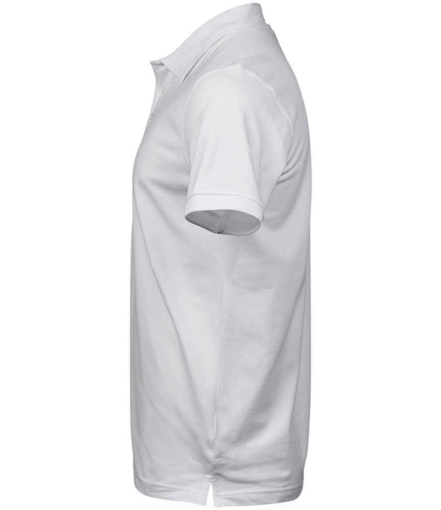 Tee Jays Luxury Stretch Piqué Polo Shirt | White
