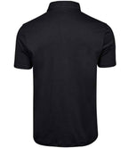 Tee Jays Pima Cotton Interlock Polo Shirt | Black