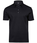 Tee Jays Pima Cotton Interlock Polo Shirt | Black