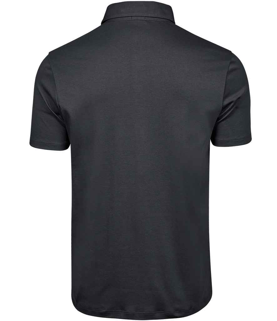 Tee Jays Pima Cotton Interlock Polo Shirt | Dark Grey