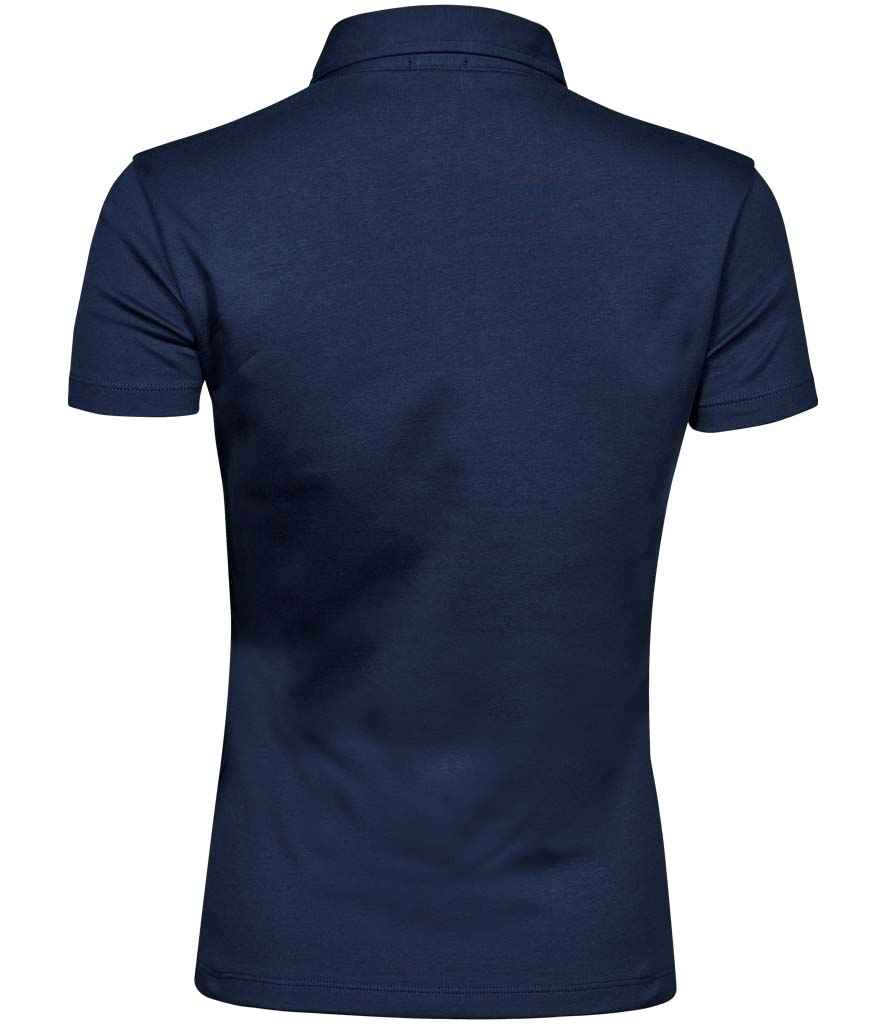Tee Jays Ladies Pima Cotton Interlock Polo Shirt | Navy