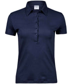 Tee Jays Ladies Pima Cotton Interlock Polo Shirt | Navy