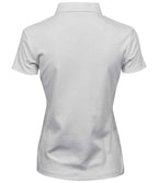 Tee Jays Ladies Pima Cotton Interlock Polo Shirt | White