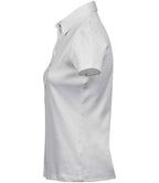 Tee Jays Ladies Pima Cotton Interlock Polo Shirt | White