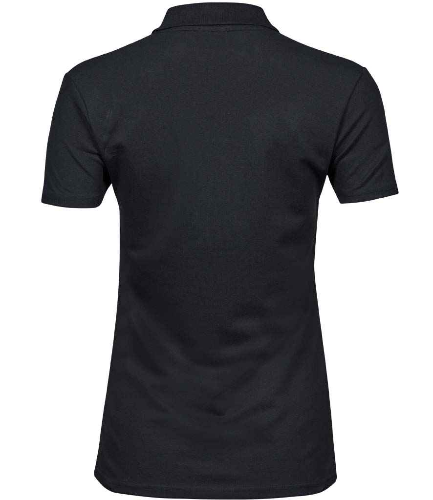 Tee Jays Ladies Luxury Stretch Polo Shirt | Black