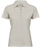 Tee Jays Ladies Luxury Stretch Polo Shirt | Cement