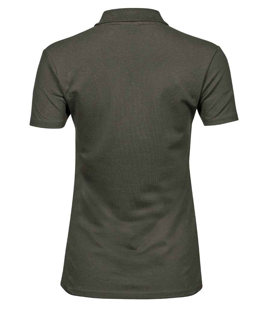 Tee Jays Ladies Luxury Stretch Polo Shirt | Deep Green