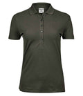 Tee Jays Ladies Luxury Stretch Polo Shirt | Deep Green
