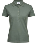 Tee Jays Ladies Luxury Stretch Polo Shirt | Leaf Green