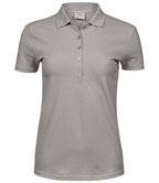 Tee Jays Ladies Luxury Stretch Polo Shirt | Stone