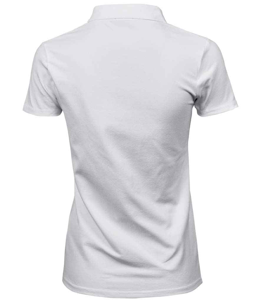 Tee Jays Ladies Luxury Stretch Polo Shirt | White