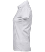 Tee Jays Ladies Luxury Stretch Polo Shirt | White