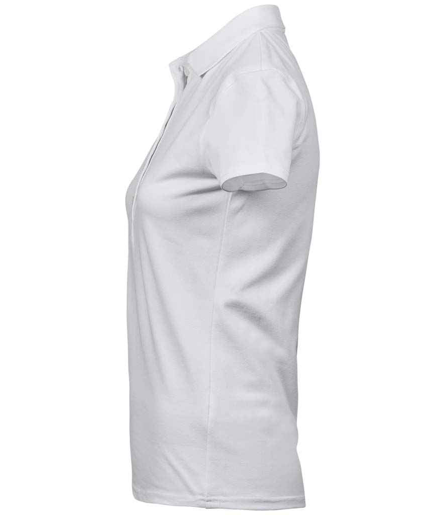 Tee Jays Ladies Luxury Stretch Polo Shirt | White