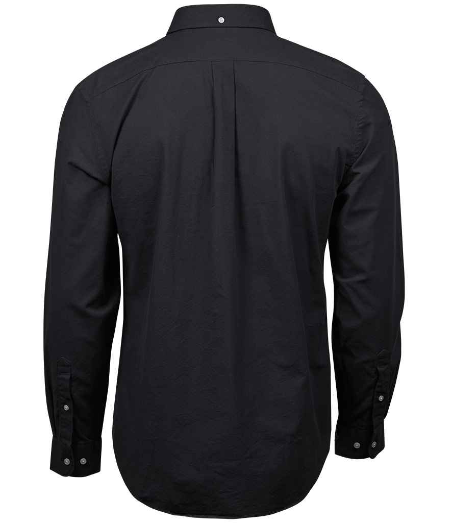 Tee Jays Perfect Long Sleeve Oxford Shirt | Black