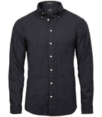 Tee Jays Perfect Long Sleeve Oxford Shirt | Black