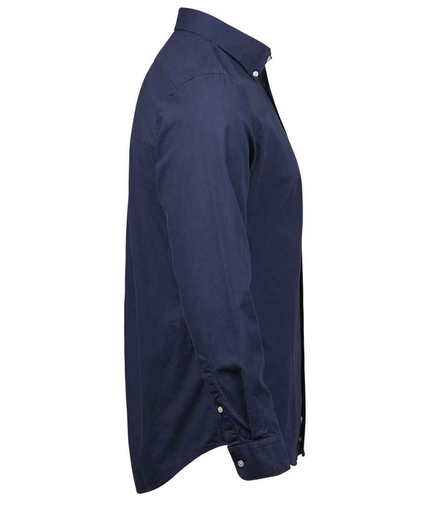 Tee Jays Perfect Long Sleeve Oxford Shirt | Navy