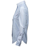 Tee Jays Ladies Perfect Long Sleeve Oxford Shirt | Light Blue
