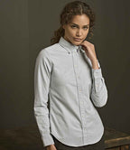 Tee Jays Ladies Perfect Long Sleeve Oxford Shirt | Light Blue