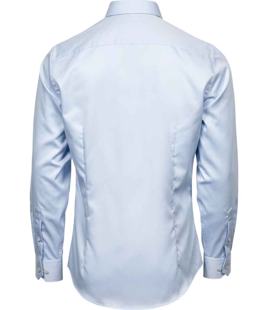 Tee Jays Luxury Comfort Fit Long Sleeve Oxford Shirt | Light Blue