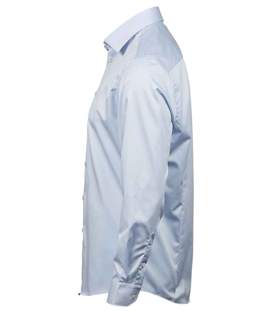 Tee Jays Luxury Comfort Fit Long Sleeve Oxford Shirt | Light Blue