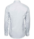 Tee Jays Luxury Slim Fit Long Sleeve Oxford Shirt | White
