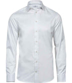 Tee Jays Luxury Slim Fit Long Sleeve Oxford Shirt | White