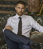 Tee Jays Luxury Slim Fit Long Sleeve Oxford Shirt | White