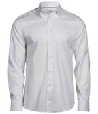 Tee Jays Luxury Stretch Long Sleeve Shirt | White