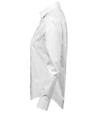 Tee Jays Ladies Stretch Luxury Long Sleeve Poplin Shirt | White