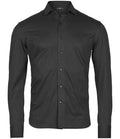 Tee Jays Active Stretch Long Sleeve Shirt | Black