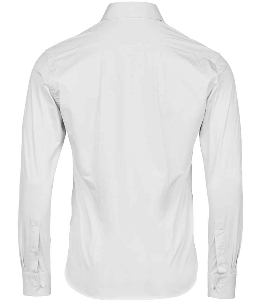Tee Jays Active Stretch Long Sleeve Shirt | White