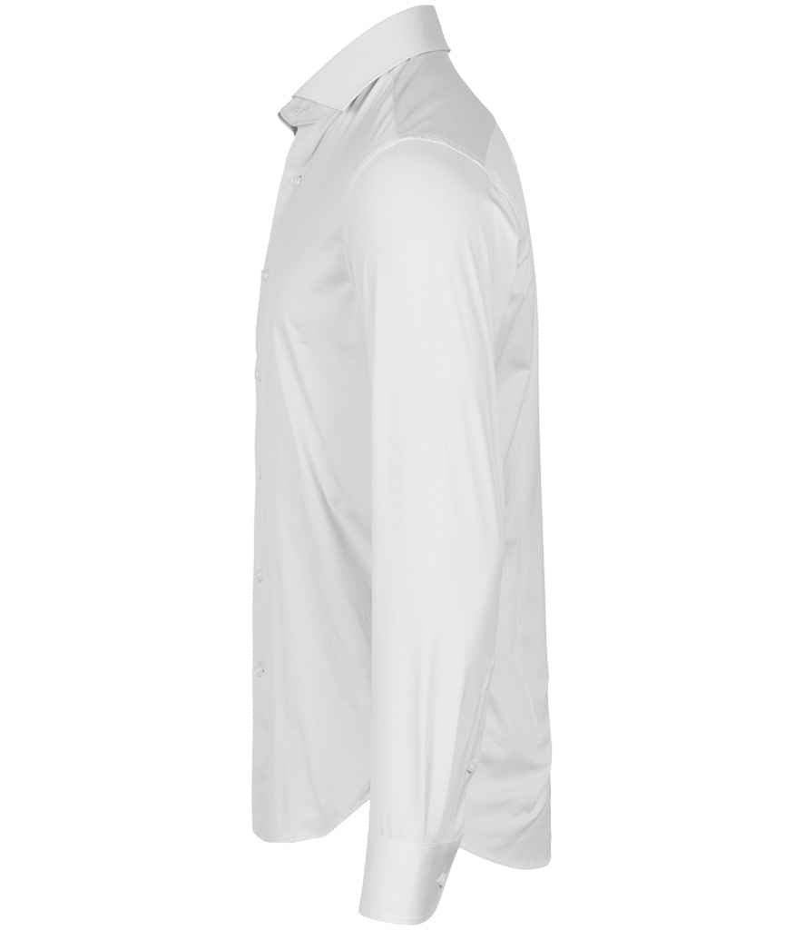 Tee Jays Active Stretch Long Sleeve Shirt | White