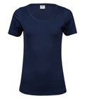 Tee Jays Ladies Stretch T-Shirt | Navy