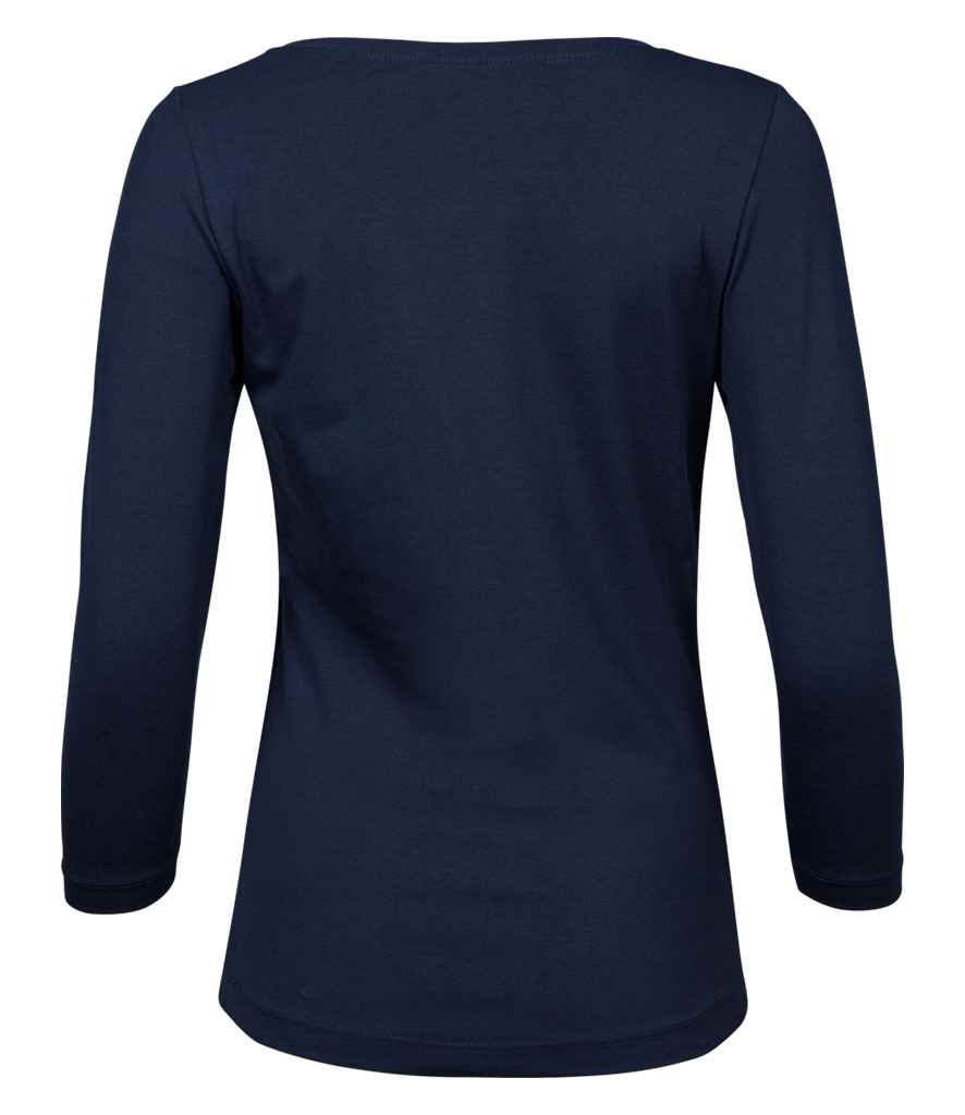 Tee Jays Ladies Stretch 3/4 Sleeve T-Shirt | Navy