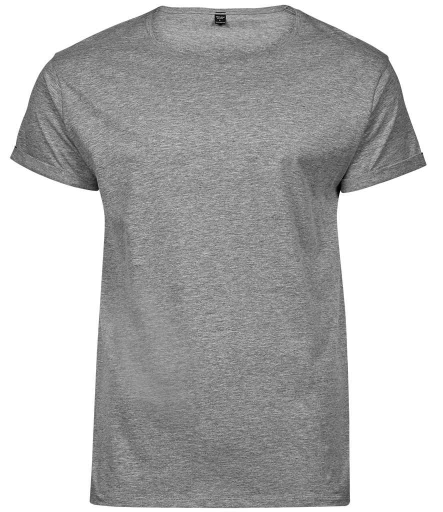 Tee Jays Roll-Up T-Shirt | Heather Grey