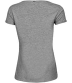 Tee Jays Ladies Roll-Up T-Shirt | Heather Grey