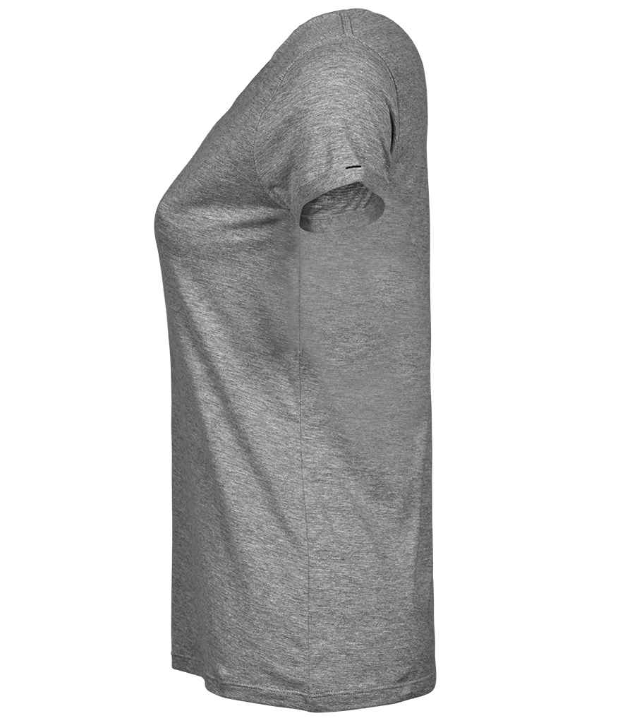 Tee Jays Ladies Roll-Up T-Shirt | Heather Grey
