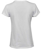 Tee Jays Ladies Roll-Up T-Shirt | White