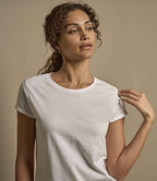 Tee Jays Ladies Roll-Up T-Shirt | White
