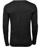 Tee Jays Long Sleeve Interlock T-Shirt | Black