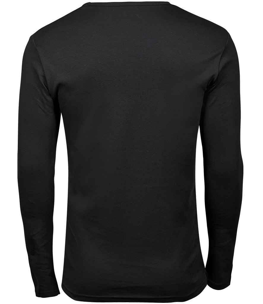 Tee Jays Long Sleeve Interlock T-Shirt | Black