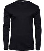 Tee Jays Long Sleeve Interlock T-Shirt | Black