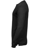 Tee Jays Long Sleeve Interlock T-Shirt | Black