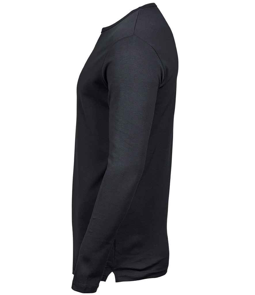 Tee Jays Long Sleeve Interlock T-Shirt | Dark Grey