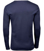 Tee Jays Long Sleeve Interlock T-Shirt | Navy