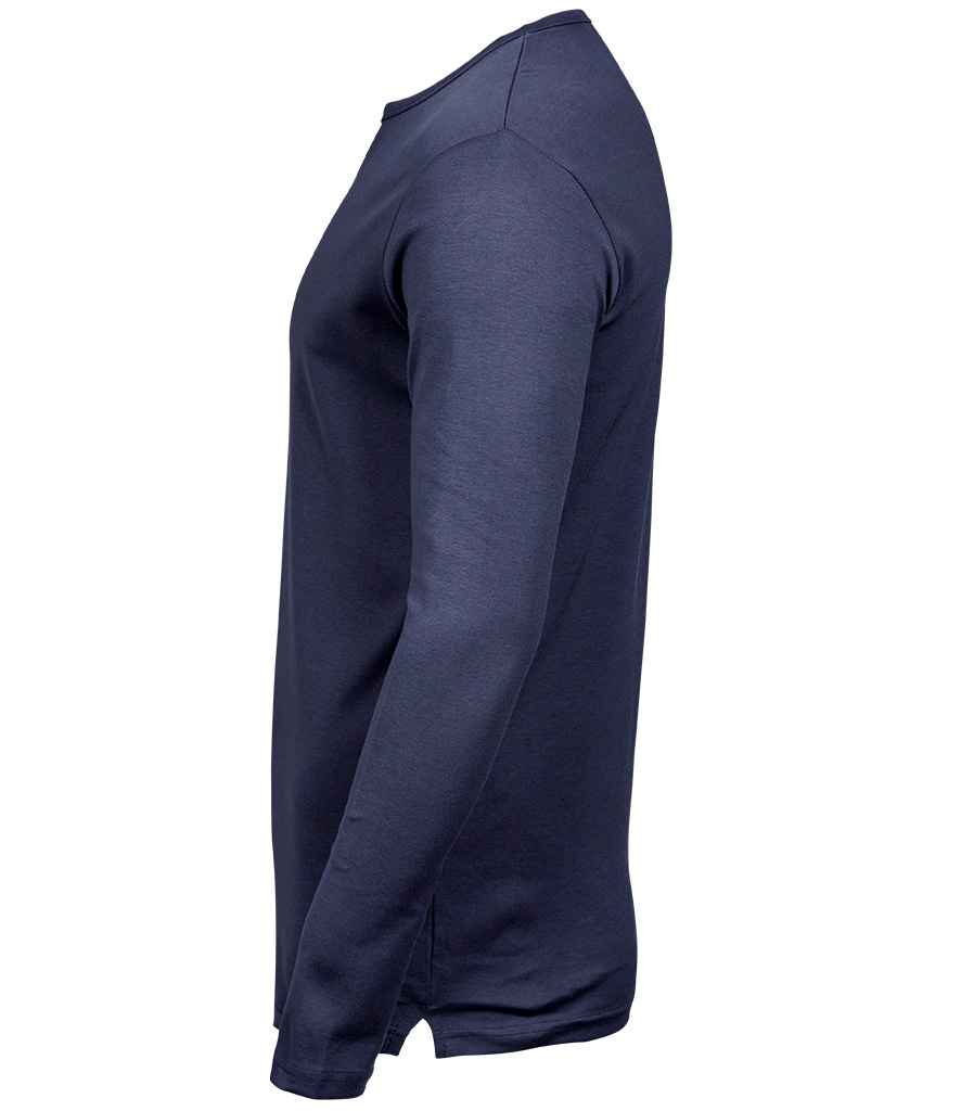 Tee Jays Long Sleeve Interlock T-Shirt | Navy