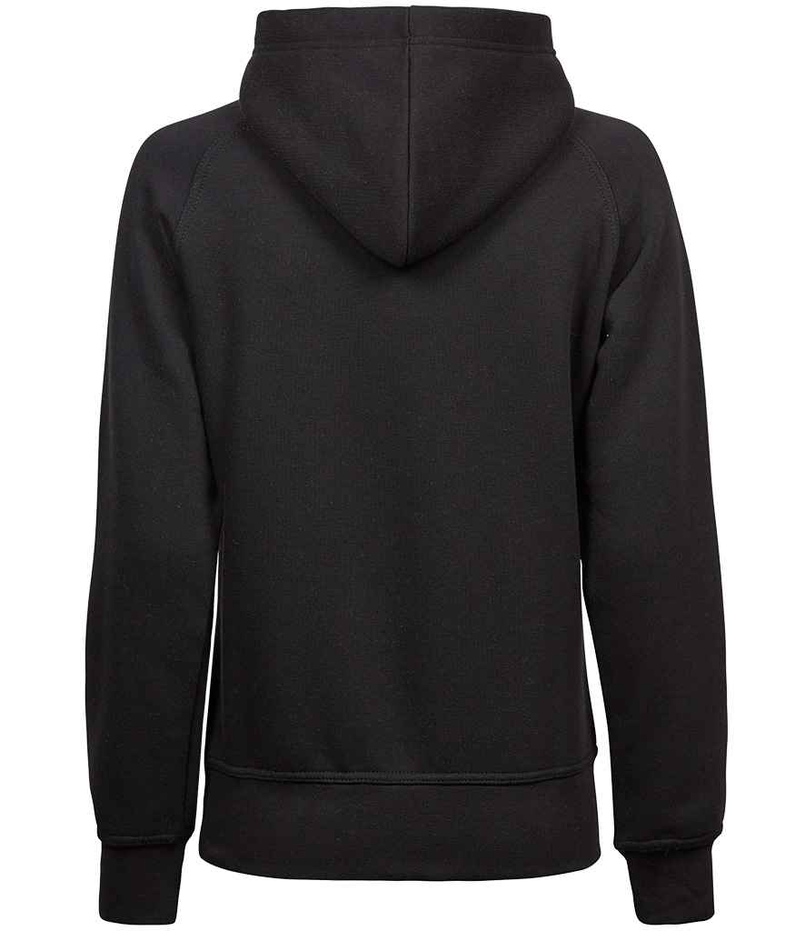 Tee Jays Ladies Raglan Hooded Sweatshirt | Black