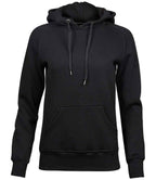 Tee Jays Ladies Raglan Hooded Sweatshirt | Black