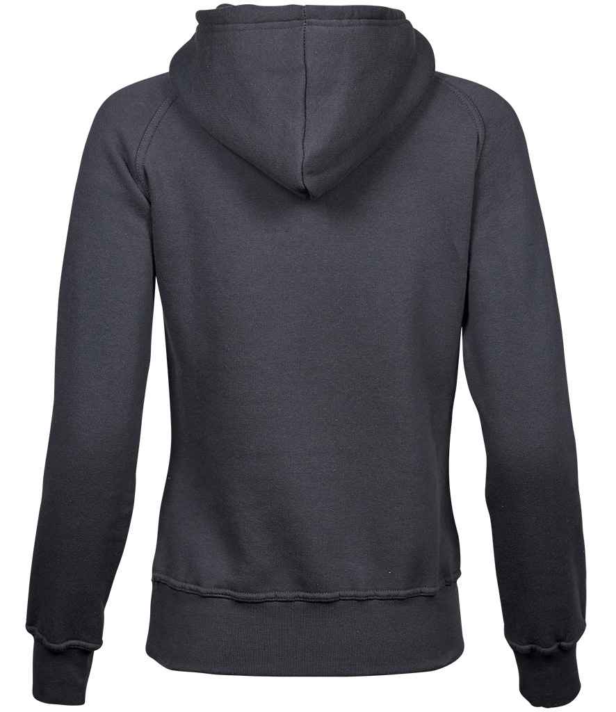 Tee Jays Ladies Raglan Hooded Sweatshirt | Dark Grey